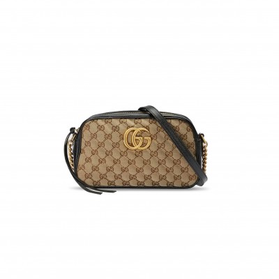 GUCCI MARMONT SMALL MATELASSE SHOULDER BAG 447632 (24*13*7cm)